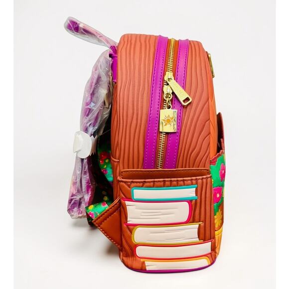 Loungefly Exclusive Princess Reading Series Rapunzel Tangled Mini Backpack main image 3